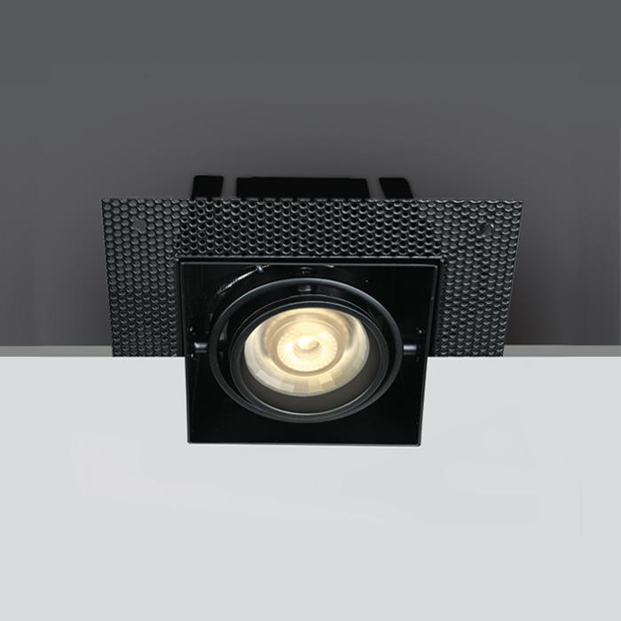 BLACK MR16 GU10 TRIMLESS BOX.
