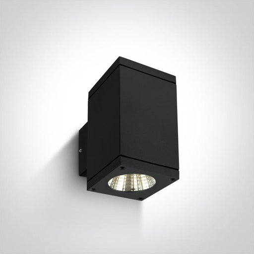 BLACK COB LED 2x6W WW IP54 230V.