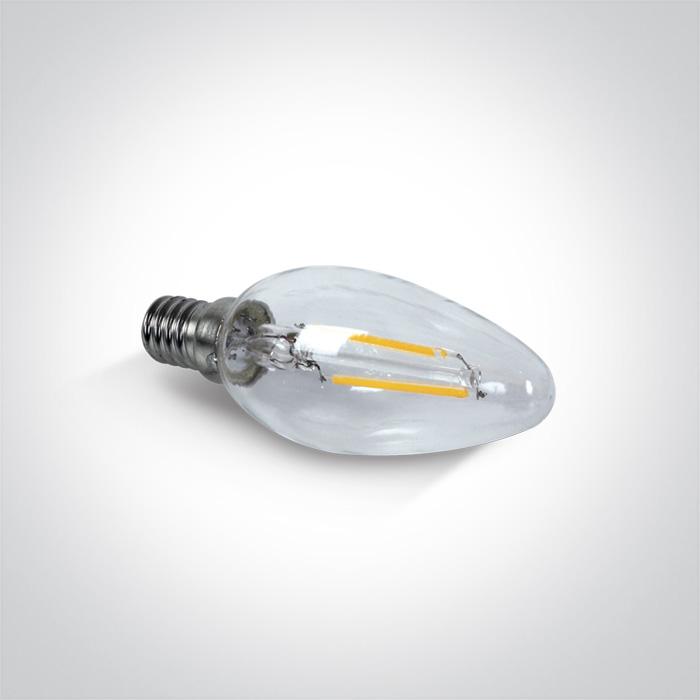 RETRO LED CANDLE E14 2w EWW 230v.