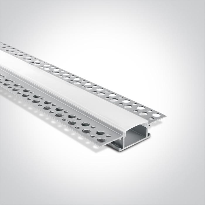 TRIMLESS PROFILE 2m FOR 20mm STRIPS + PC OPAL DIFF.
