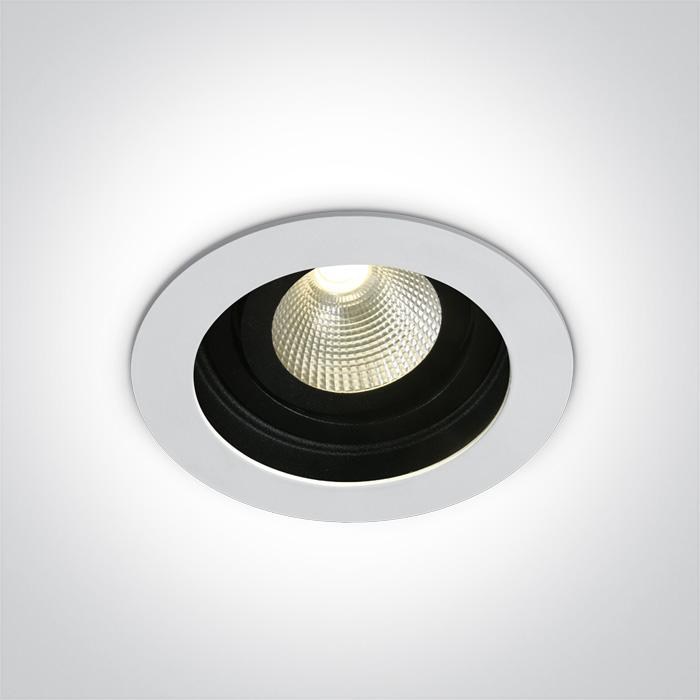 WHITE LED 12W WW IP20 700mA 40deg ADJUSTABLE SEMI DARK LIGHT.