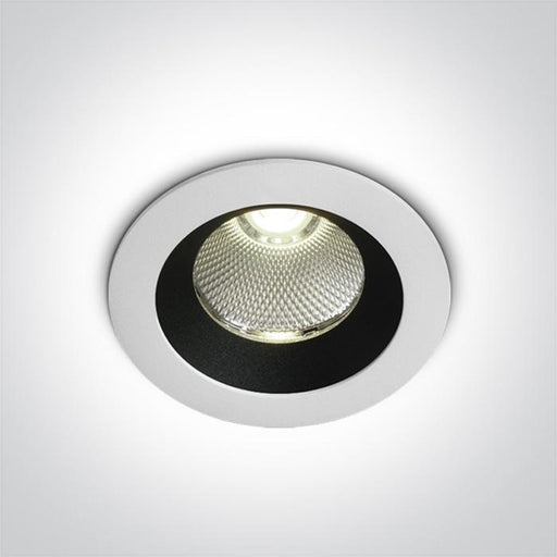 WHITE COB LED 12W CW IP65 38deg 700mA DARK LIGHT.