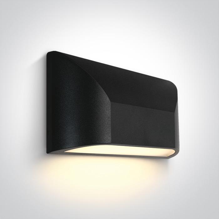 ANTHRACITE LED WALL LIGHT 6W WW IP65 230V.