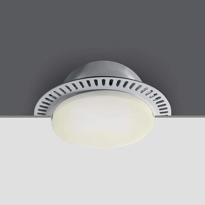 E27 2x20W TRIMLESS OPAL DIFFUSER.