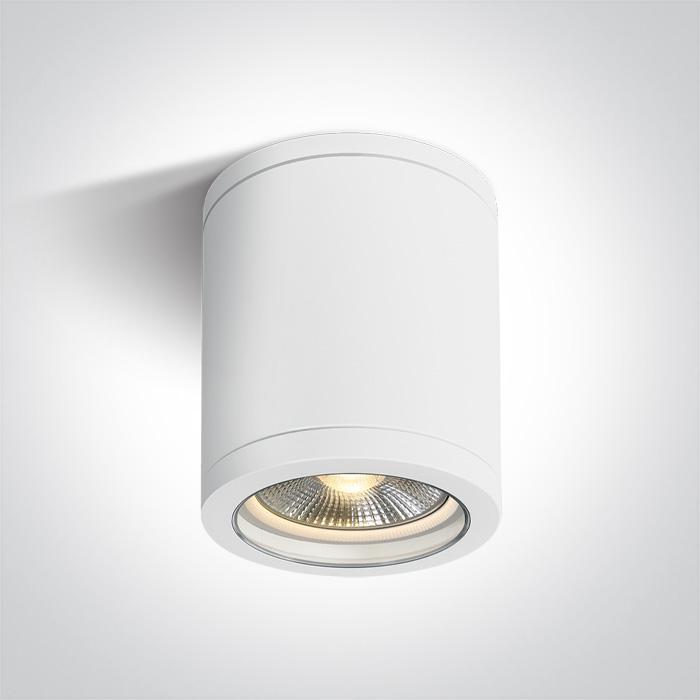 WHITE CYLINDER E27 10w PAR30 IP65