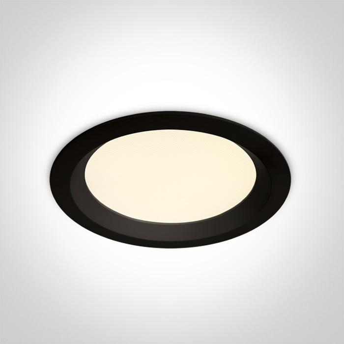 BLACK SMD LED UGR19 30W VARIABLE CCT WW CW DL IP44 230V