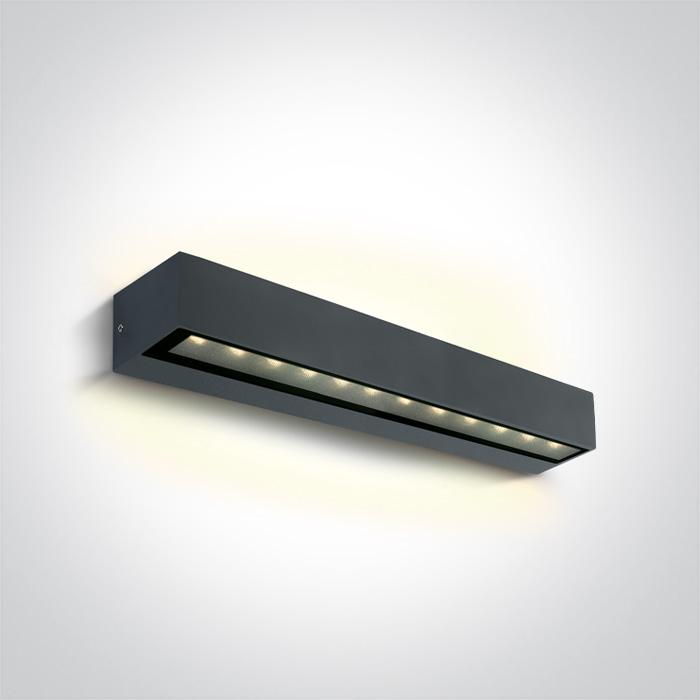 ANTHRACITE WALL 2x10W WW IP65 230V