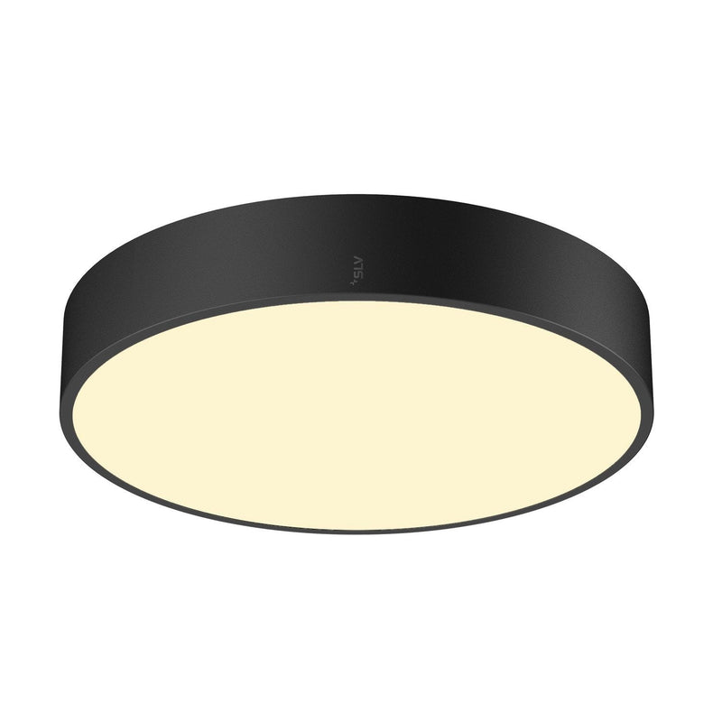 MEDO 40, wall- and ceiling-mounted light, round, 2700/3000/4000K, 20W, trailing-edge phase, 110°, black