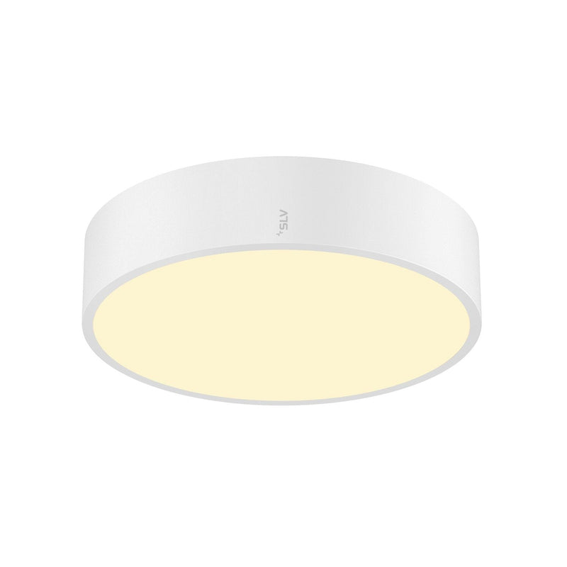 MEDO PRO 30, wall- and ceiling-mounted light, round, 3000/4000K, 10W, trailing-edge phase, 110°, white