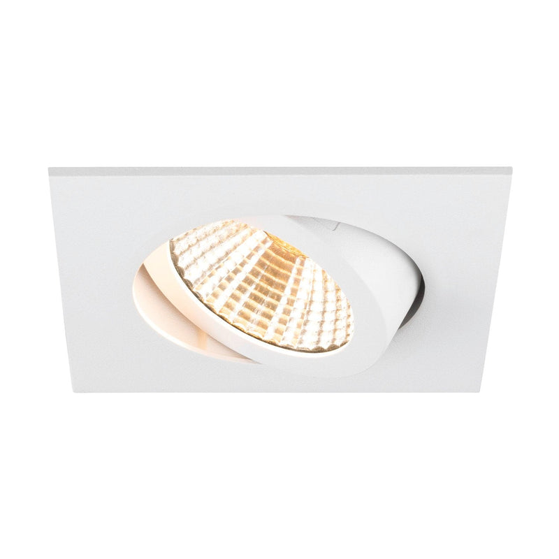 NEW TRIA 68, recessed ceiling light, 3000K, 38°, IP 20, square, white