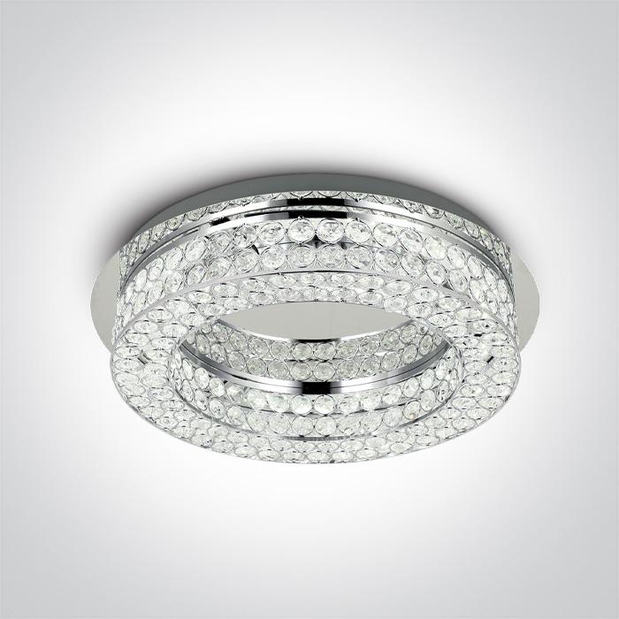 CHROME LED 24W WW 230v IP20