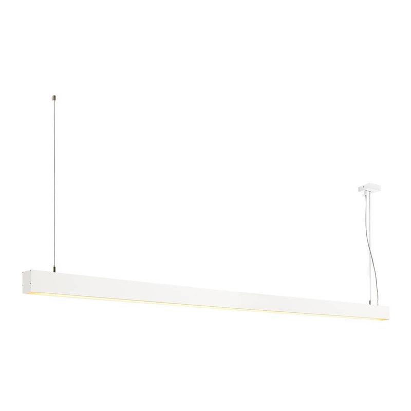 GLENOS pendant, matt white, 2m , 103W, 3000K