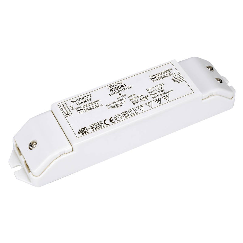 LED POWER SUPPLY 20W, 12V.