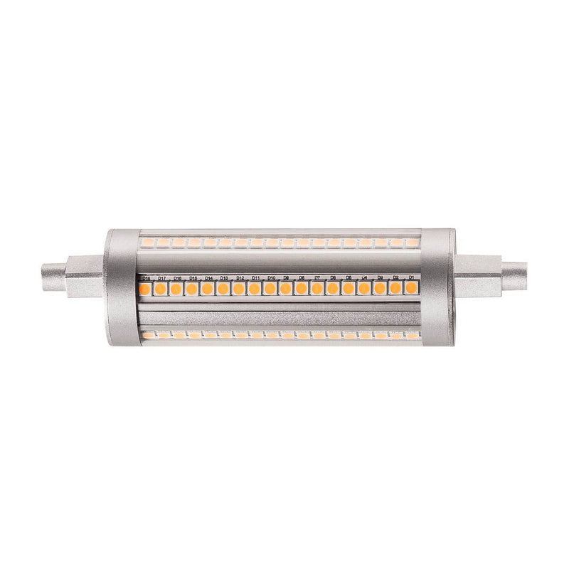 LED lamp, QT-DE12, R7s 118mm, 3000K, 14°