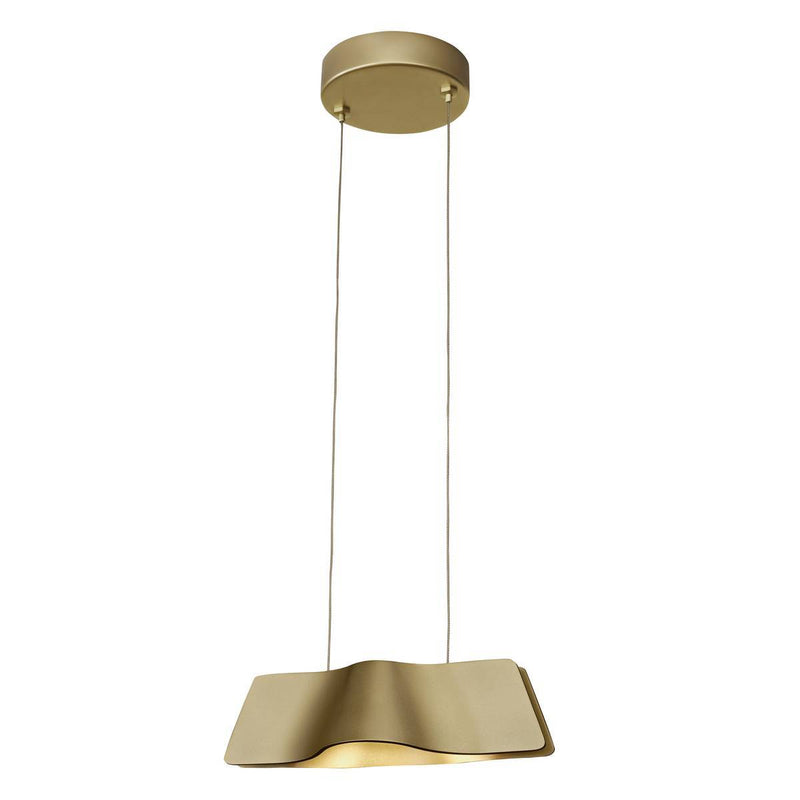 WAVE 25 LED Pendant luminaire, brass, 2000K-3000K Dim to Warm