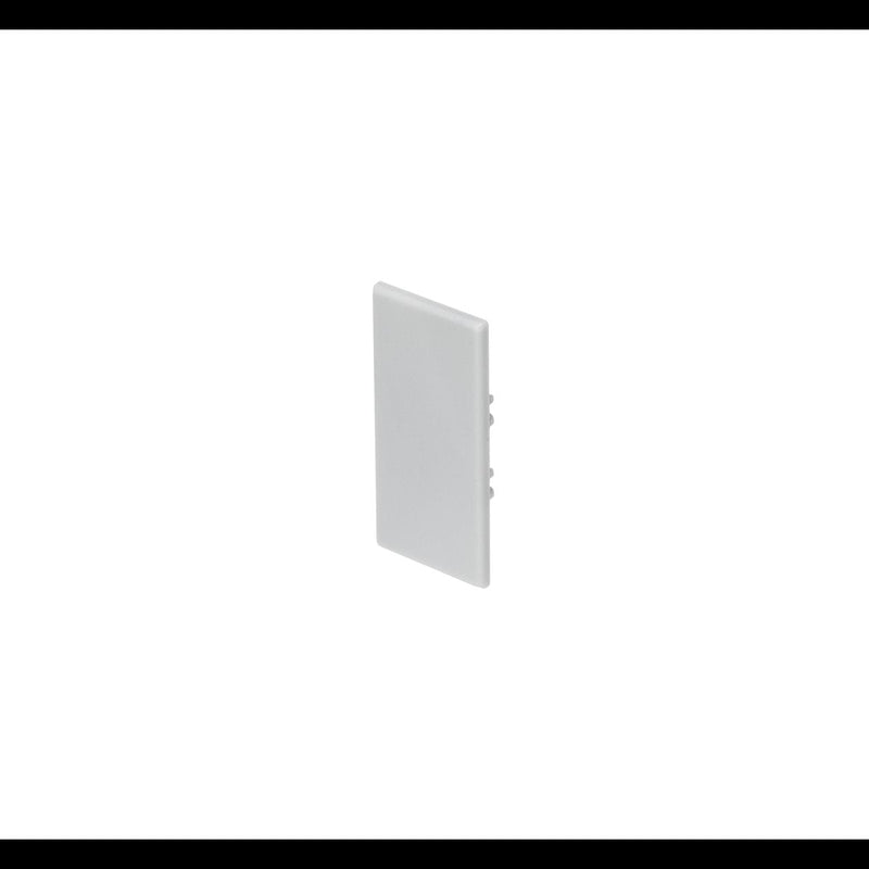End caps for LED WALL PROFILE up/down, silver-grey, 2 pieces