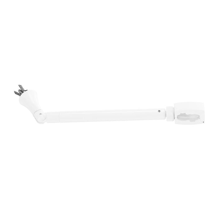 Flexible ceiling bracket for slanted ceilings for EASYTEC II, white