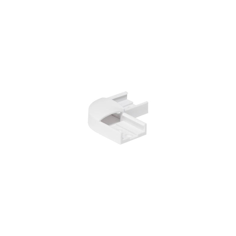 GLENOS 90° connector for linear profile 1809, matt white, 2 pcs.