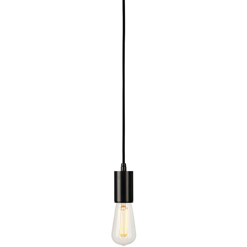 FITU E27 PENDANT, round, black , E27, max. 60W, 2.5m cable with open cable end