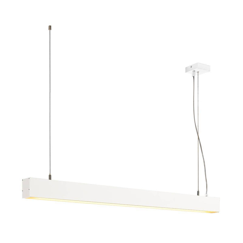 GLENOS pendant, matt white, 1m , 52W, 3000K