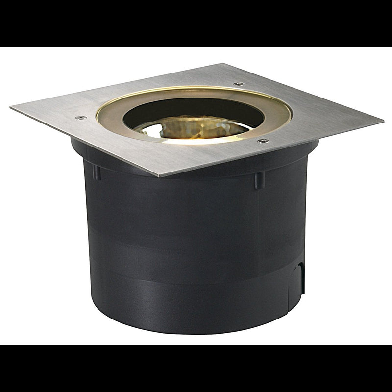 ADJUST QRB111 inground fitting , square, stainless steel 304 , max. 50W, IP67