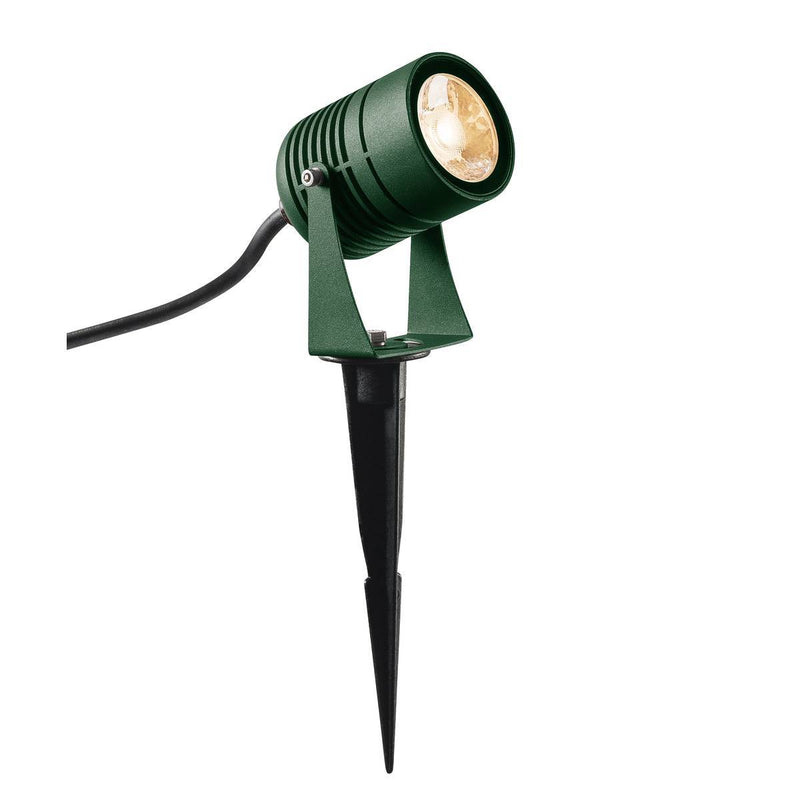 LED SPIKE, LED outdoor ground spike luminaire, green, IP55, 3000K, 40°