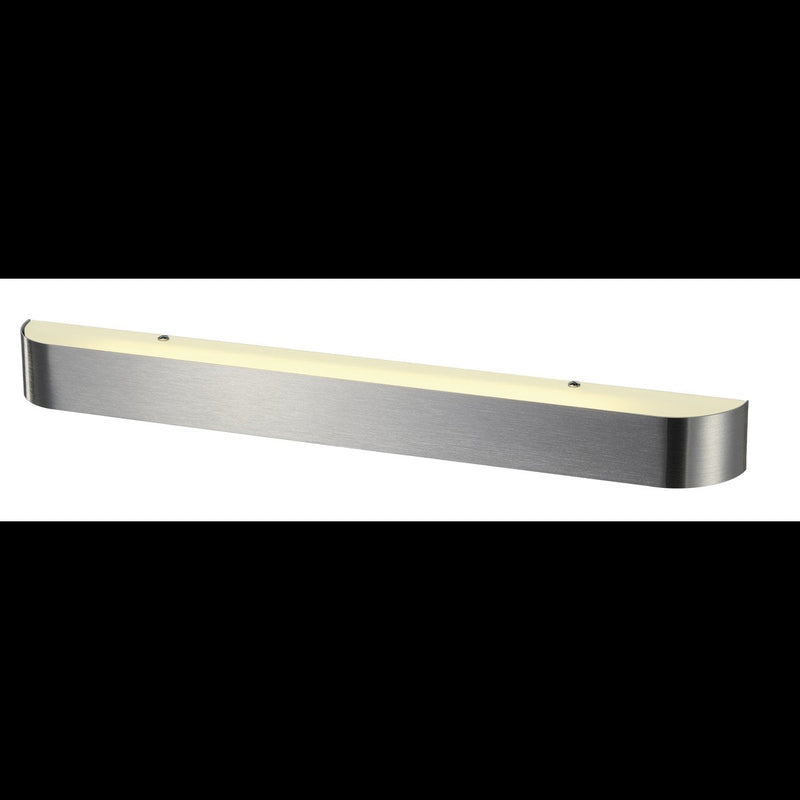 [Discontinued] ARLINA T5 24 wall light, alu brushed, 24W, with frosted glass