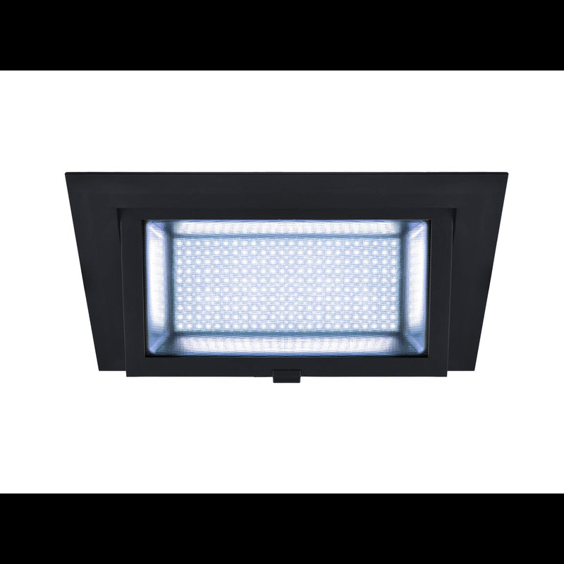 ALAMEA LED Recessed ceiling luminaire, black, 4000K, 45W