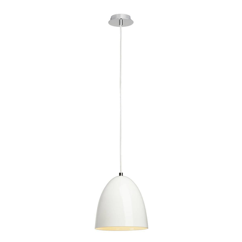 PARA CONE 20 pendant, round, white, E27, max. 60W