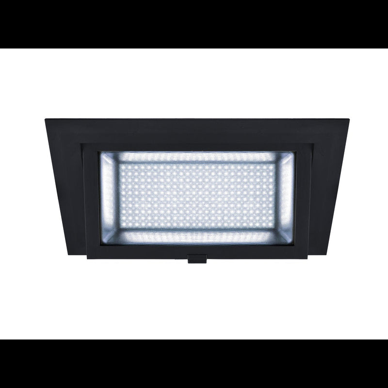 ALAMEA LED Recessed ceiling luminaire, black, 4000K, 35W