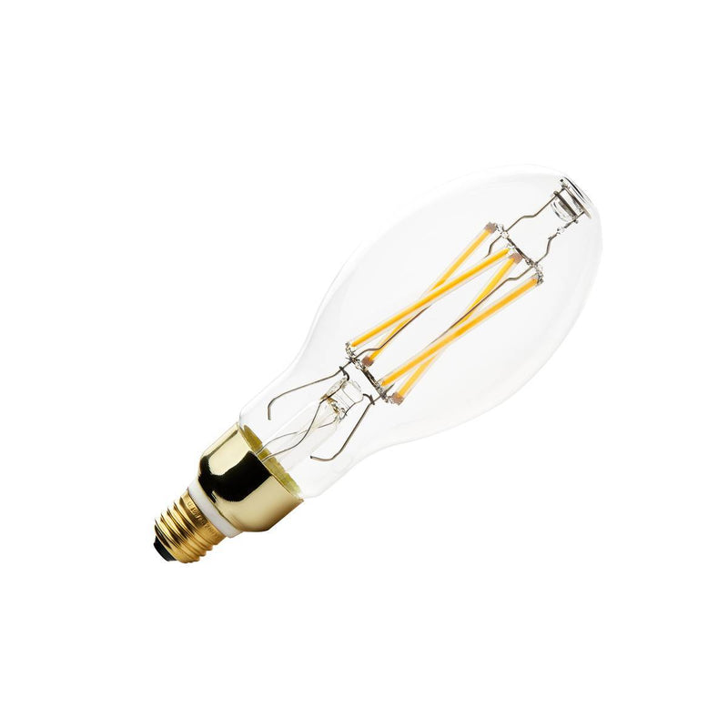 LED lamp, oval, E27, 2700K, 1650lm, 280°, dimmable