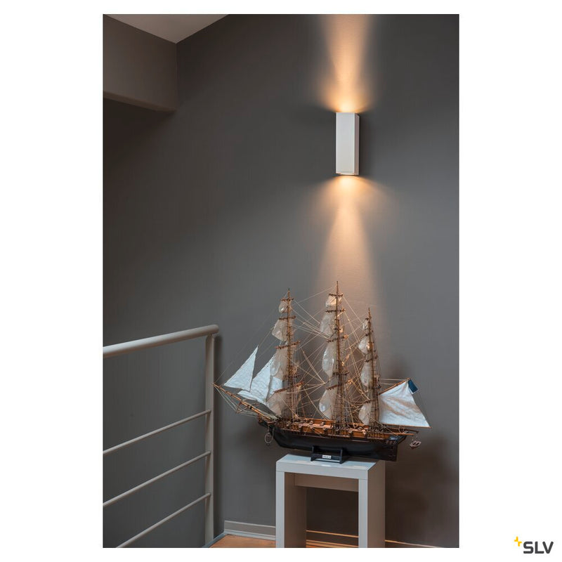 THEO UP/DOWN, QPAR51, wall light, white, max. 2x50W