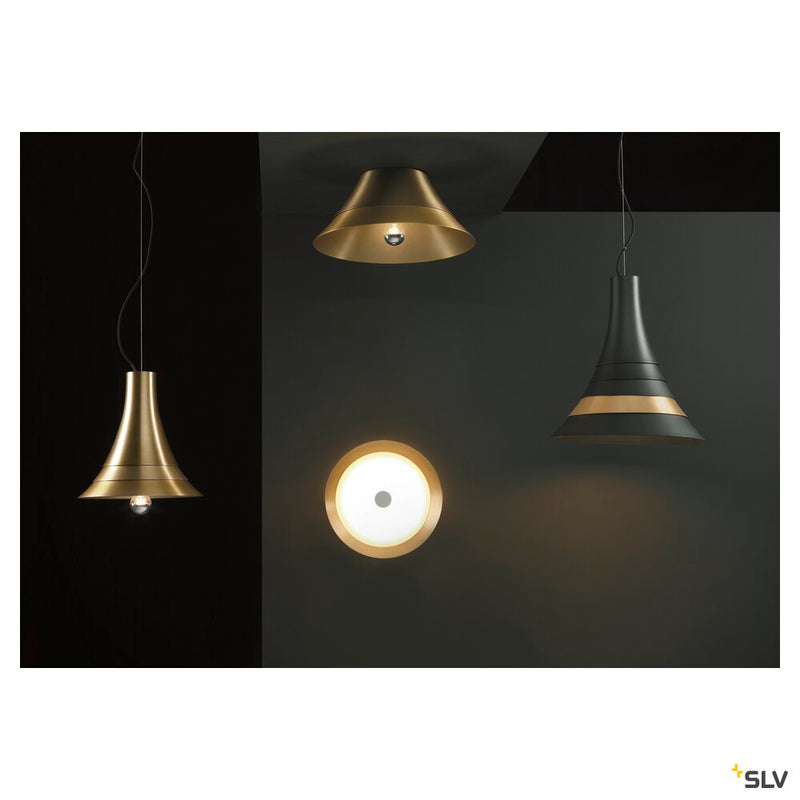 BATO 45 CW, Indoor surface-mounted ceiling light, brass, E27, max. 60W