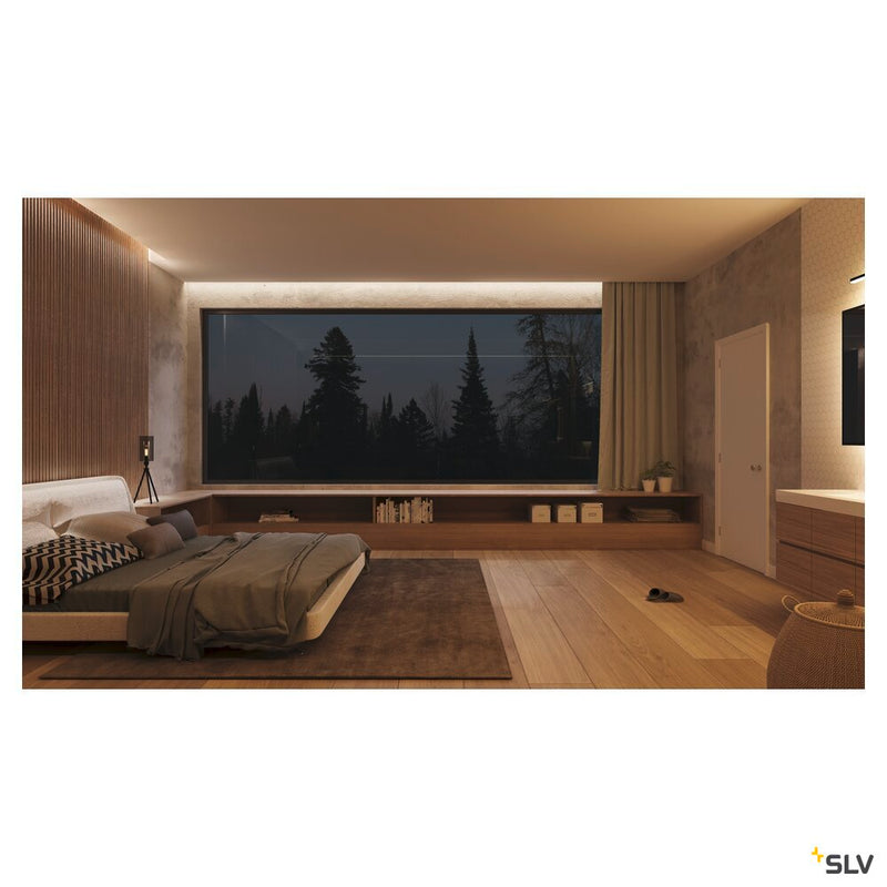 GRAZIA 10, surface mounted profile, LED, standard, grooved, 2m, aluminium