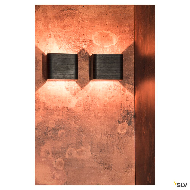 MANA, lamp shade, wood, grey/brown, L/H/T 12/10/9 cm