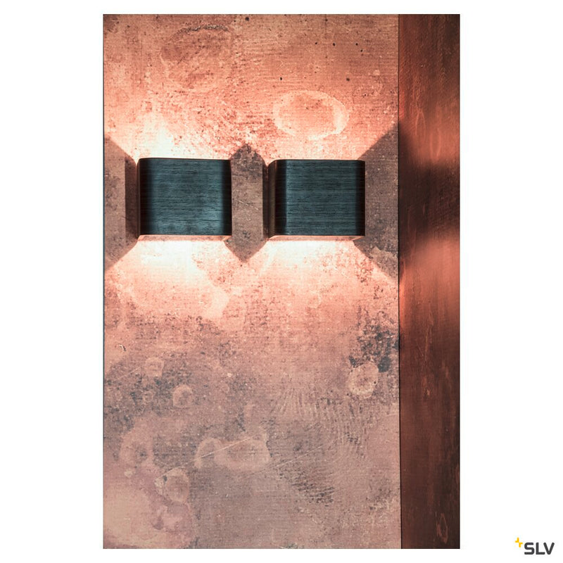 MANA, wall light, LED, 2000K-3000K Dim to Warm, white, W/H/D 9,6/8,5/8,8 cm