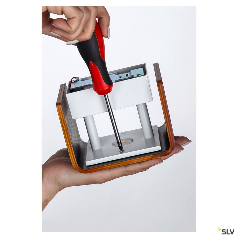 MANA, wall light, LED, 2000K-3000K Dim to Warm, white, W/H/D 9,6/8,5/8,8 cm