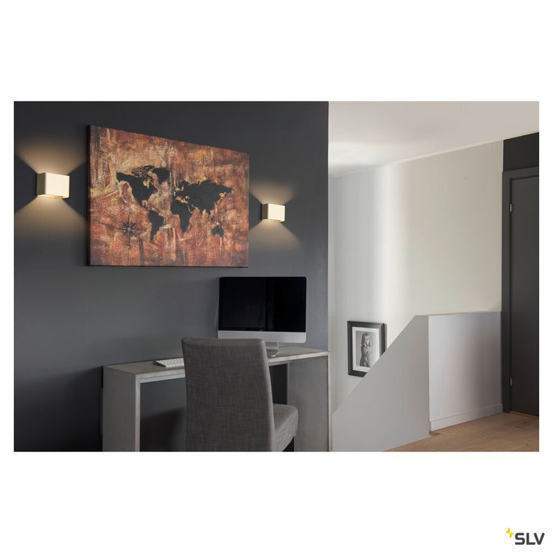 MANA, wall light, LED, 2000K-3000K Dim to Warm, white, W/H/D 9,6/8,5/8,8 cm