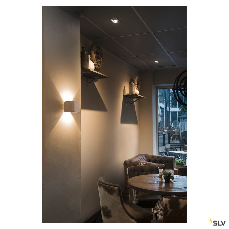 MANA, wall light, LED, 2000K-3000K Dim to Warm, white, W/H/D 9,6/8,5/8,8 cm
