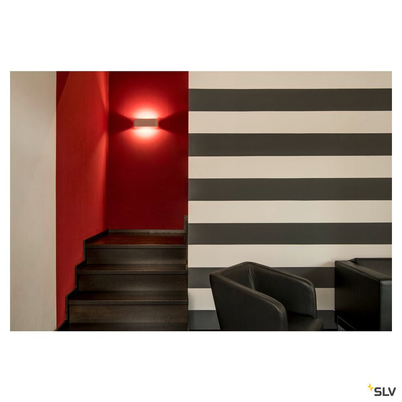 MANA, lamp shade W/H/D 30,9/9,5/7,4 cm, plaster, white
