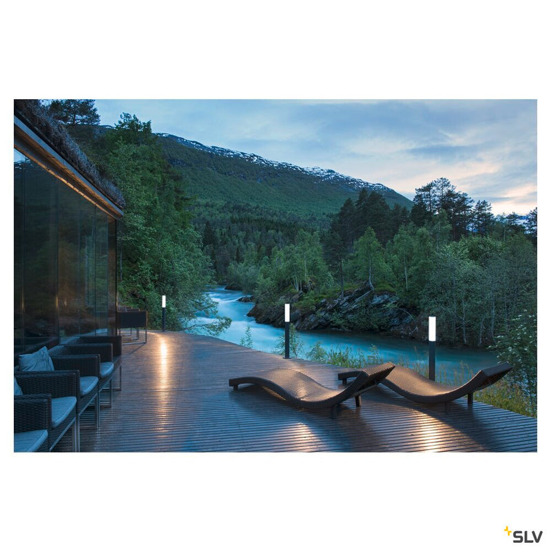 APONI 90, outdoor floor stand, LED, 3000K, anthracite, IP65