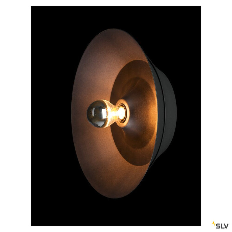 BATO 35 CW, Indoor surface-mounted wall and ceiling light, black, E27, max. 60W