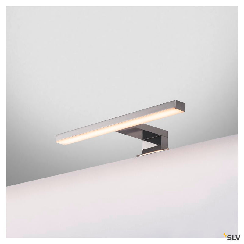 DORISA, mirror light, LED, 4000K, short, chrome, IP44