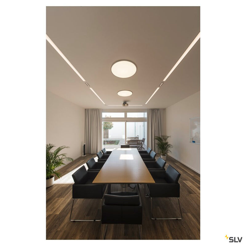 KADUX 3 SET recessed fitting, triple-headed LED, 3000K, rectangular, matt white, 38°, 3x9W, incl. driver