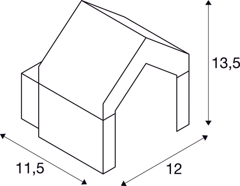 RASCALI WL, LED Outdoor surface-mounted wall light, anthracite, 3000K