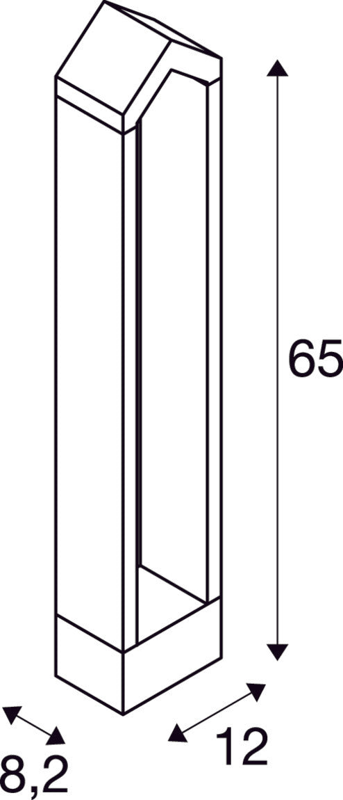 RASCALI 65 Pole, LED Outdoor floor stand, anthracite, 3000K