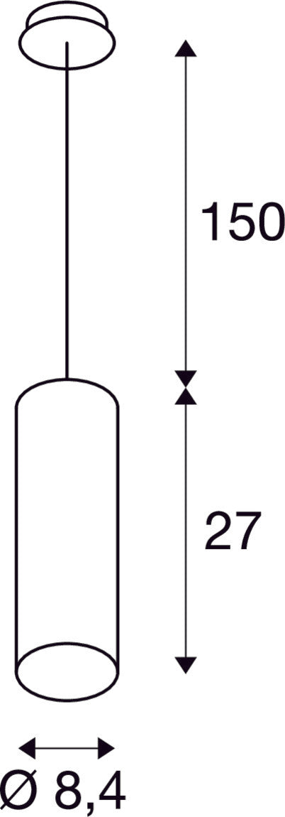 ANELA, pendant, LED, 3000K, black