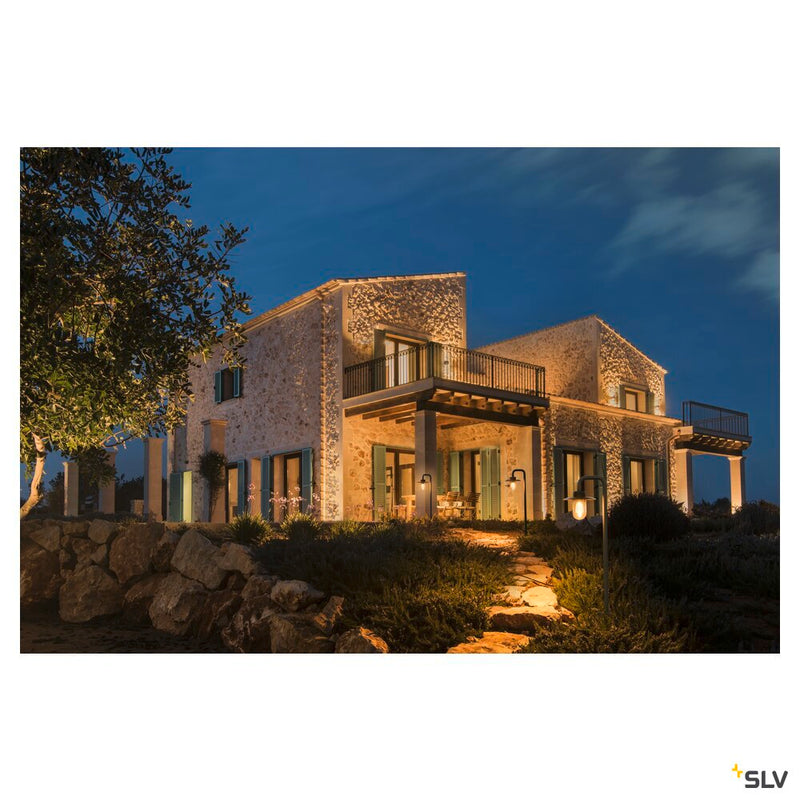 MOLAT POLE, Outdoor standing light, IP44, E27, anthracite, max. 60W