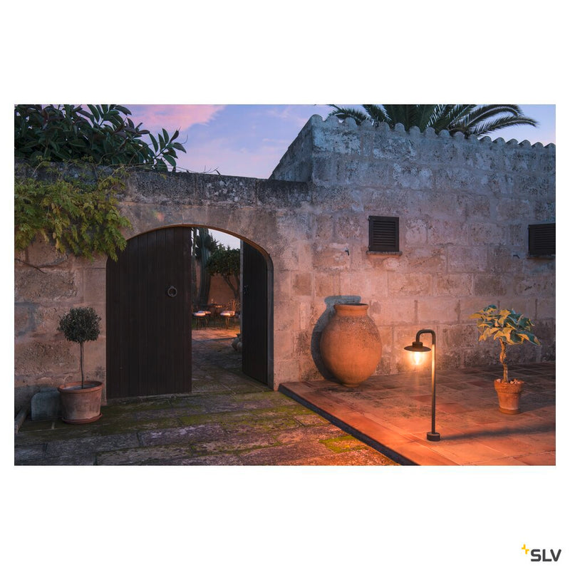 MOLAT POLE, Outdoor standing light, IP44, E27, anthracite, max. 60W