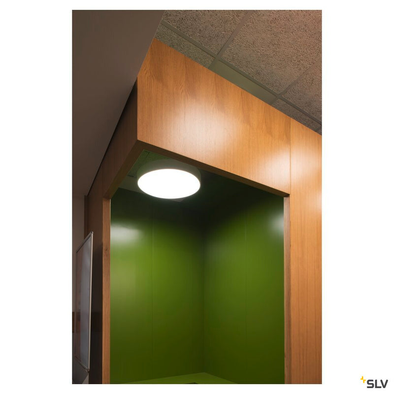 MEDO 40, ceiling light, LED, 3000K, silver-grey, 1-10V